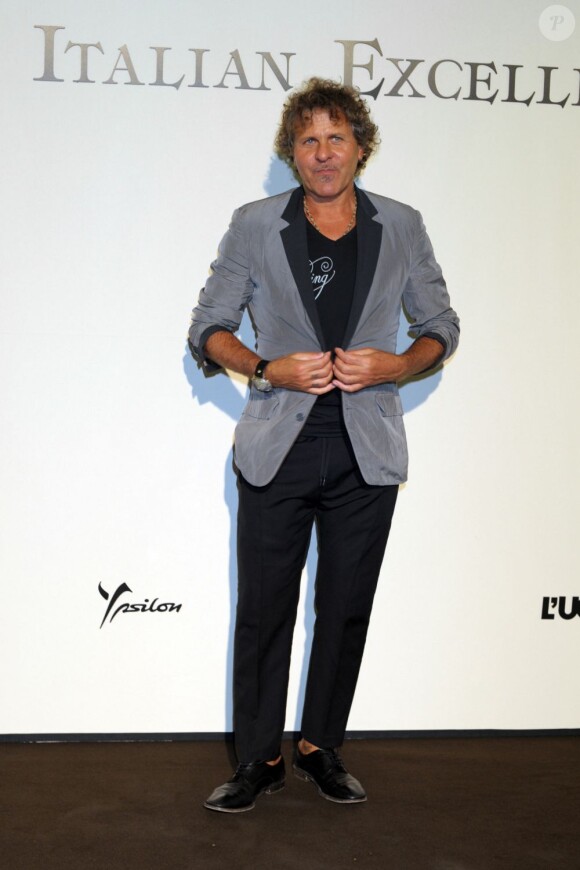 Renzo Rosso à la soirée Tribute to Italian Excellente qui honore le mileu de la mode en Italie. Milan, 17 juin 2011