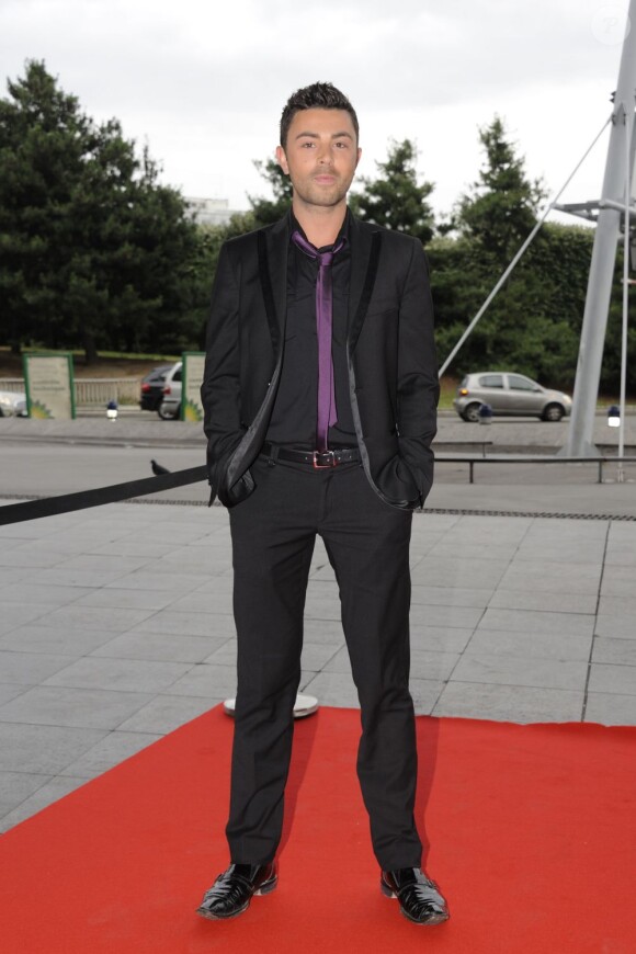 Benoît lors de la soirée de lancement officiel du clip Love is Love au palais Maillot, le 19 juin. 