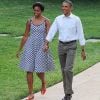 Michelle Obama et son mari Barack Obama