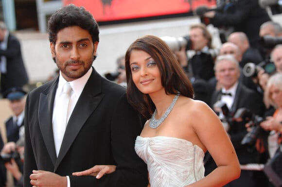 Aishwarya Rai et Abhishek Bachchan au festival de Cannes en mai 2007