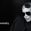 Claudia Schiffer pour la campagne Presige eyewear de Chanel