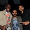Tony Parker rappe en soirée au Palais Maillot, à Paris le 25 juin 2011 - ici avec Ian Mahinmi (à gauche)