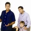 L'ancien casting de Mon oncle Charlie : Charlie Sheen, Jon Cryer et Angus T. Jones, 2003-2011.