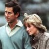 Lady Diana et le prince Charles en octobre 1981.