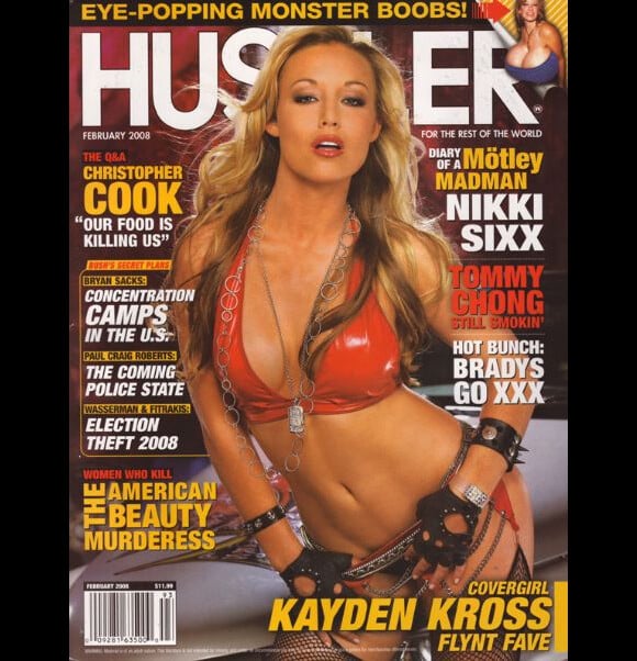 Quelques couvertures du magazine porno américain Hustler, autorisé à la diffusion en France depuis le 30 juin 2011.