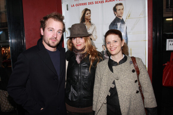 Jocelyn Quivrin, Alice Taglioni et Léa Fazer en avril 2008