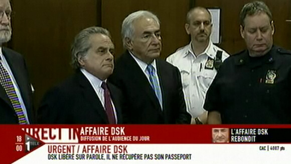 DSK au tribunal à New York le 1er juillet 2011