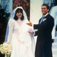 Mariage d'Arnold Schwarzenegger et Maria Shriver, le 26 avril 1986.