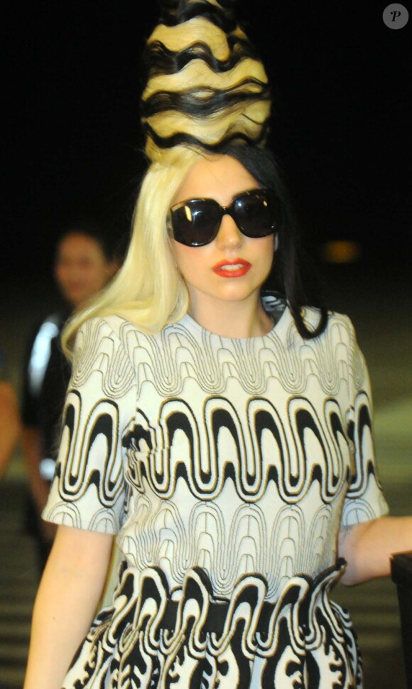 Lady Gaga, à Taïwan, le 1er juillet 2011.
