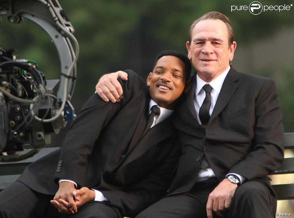 Will Smith And Tommy Lee Jones Will Smith et Tommy Lee Jones complices le 18 juin 2011 à New York