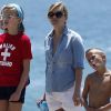 Ava et Deacon, les enfants de Reese Witherspoon, sont les portraits crachés de l'actrice. Malibu, 4 juillet 2011
