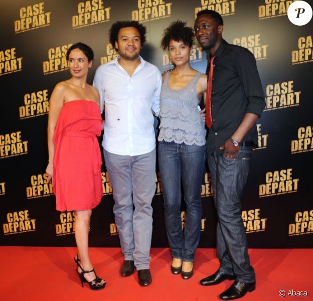 La Sublime Stefi Celma Entre Fabrice Eboue Et Thomas Ngijol Purepeople
