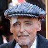 C'est un Dennis Hopper affaibli par la maladie qui se fait immortalisé sur le Walk Of Fame à Hollywood. Los Angeles, le 26 Mars 2010.