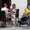 Lilly Kerssenberg-Becker et son fils Amadeus à Berlin le 7 juillet 2011