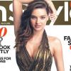 Miranda Kerr en couverture du magazine In Style Australie pour le mois d'août 2011