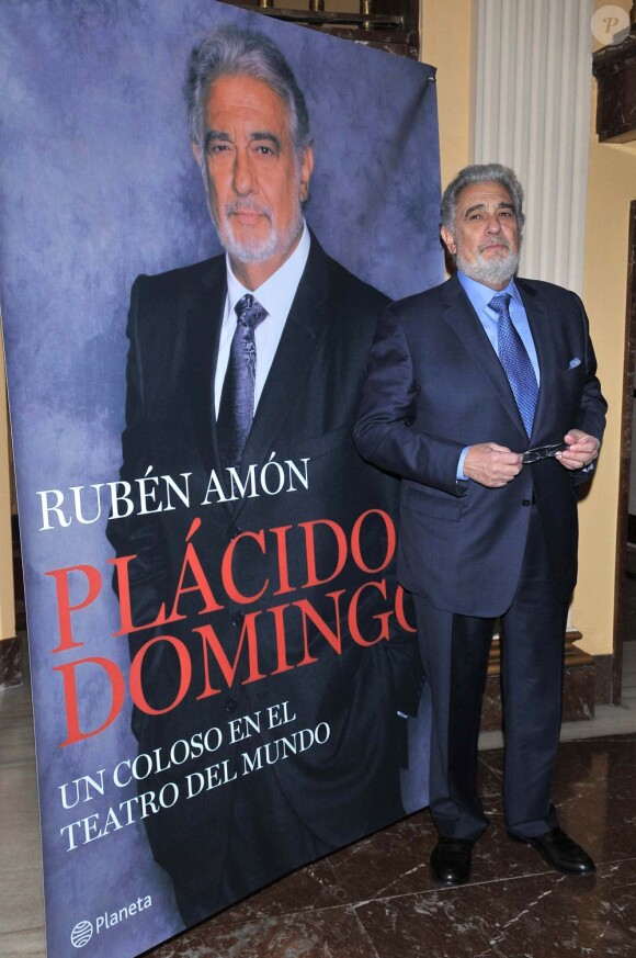 Placido Domingo, à Madrid, le 26 janvier 2011.