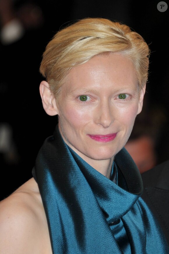 L'actrice Tilda Swinton était à Cannes lors du dernier festival pour défendre son film We Need To Talk About Kevin. Cannes, le 12 mai 2011.