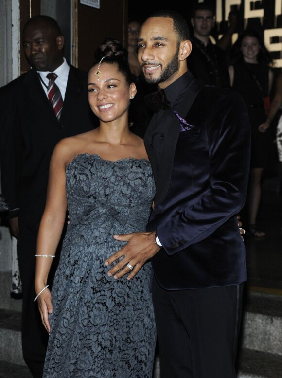 Alicia Keys et son mari Swizz Beatz en septembre 2010 à New York