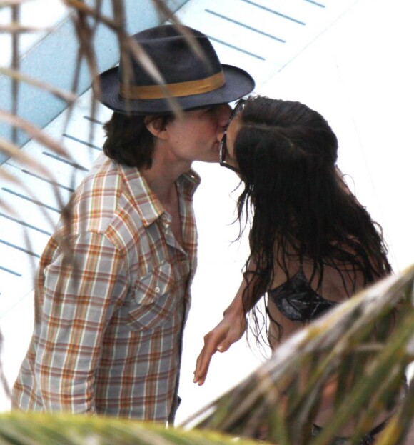 Tom Cruise et sa femme Katie Holmes à Miami le 17 juillet 2011