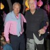 Gérard de Villiers à Saint Tropez en Aout 2010 avec son ami Massimo