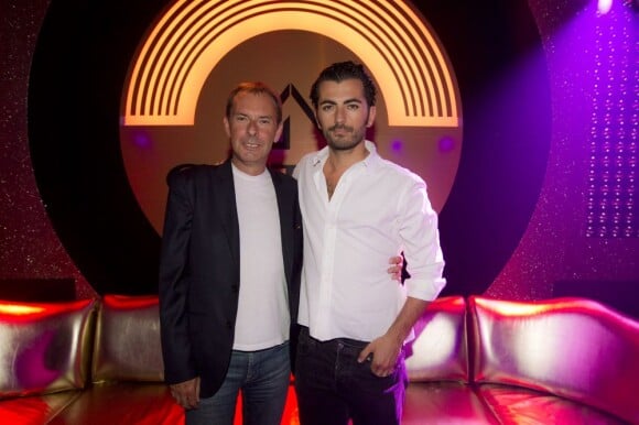 Patrick Tartary et son associé David Barrocas, les propriétaires au Gotha Club le 13 juillet 2011 à Cannes