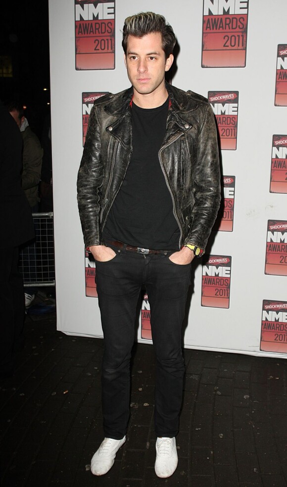 Mark Ronson, le producteur et ami d'Amy Winehouse, en février 2011