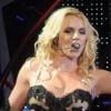 Britney Spears au Staples Center de Los Angeles, pour son Femme Fatale Tour, le 20 juin 2011.