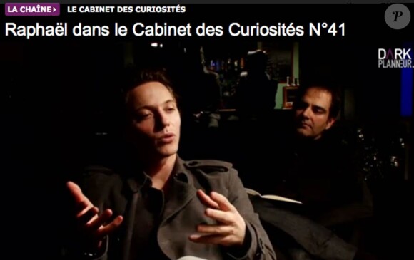 Dans le Cabinet des Curiosités n°41, Raphaël se laisse aller à d'édifiantes confidences : alcool, drogue, conception 'antique' de son métier...