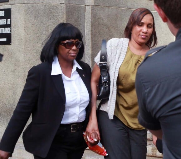 Nafissatou Diallo à la sortie du tribunal de Manhattan, le 27 juillet 2011.