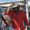 P. Diddy est en vacances à Saint-Tropez : avec son escorte, il a profité de la plage le 30 juillet 2011.
