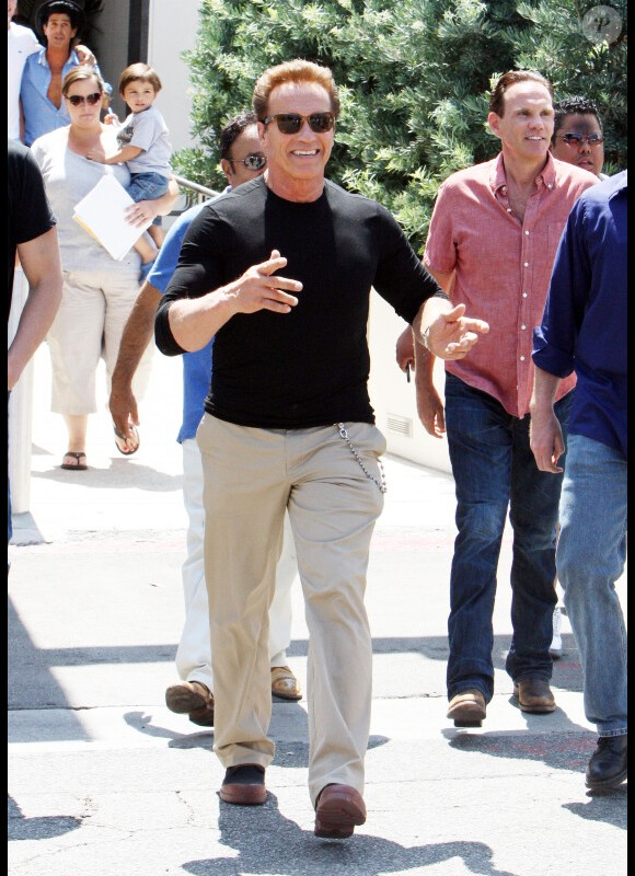 Le 30 juillet 2011, Arnold Schwarzenegger a fêté son 64e anniversaire : il a eu une journée bien chargée !