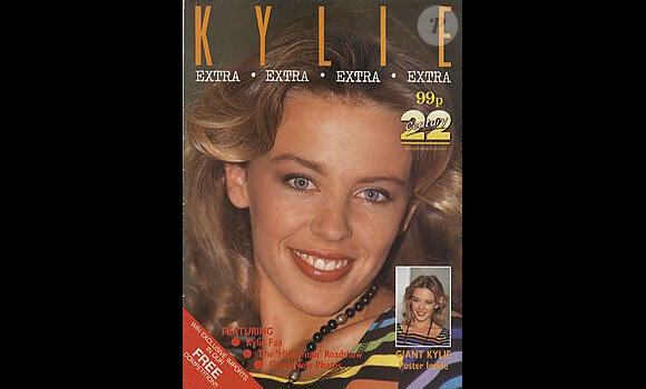 Kylie Minogue a 21 ans lorsqu'elle apparaît sur cette couv' du magazine Other. 1989.