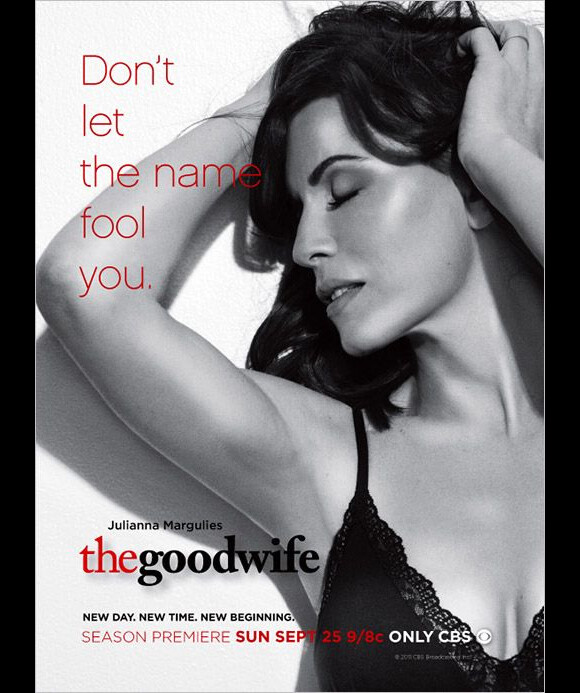 Julianna Margulies sur l'affiche promotionnelle de la saison 3 de The Good Wife !!