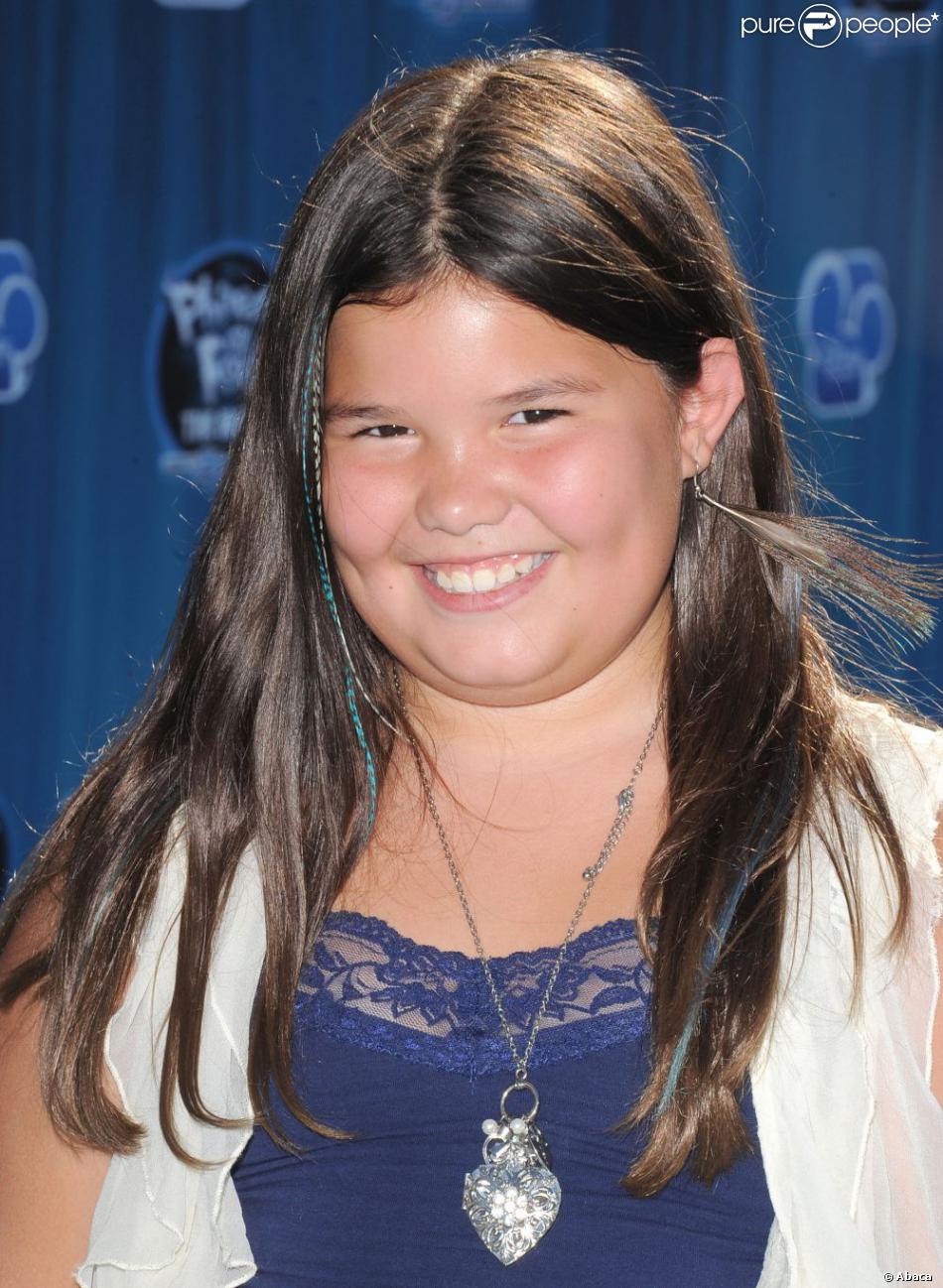 Madison De La Garza, lors de la projection de Phineas and Ferb, à Los Angeles, mercredi 3 août