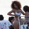 Rihanna et son bikini sexy en vacances à la Barbade le 4 août 2011