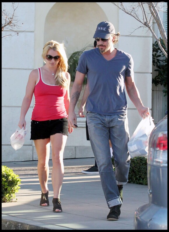 Jason Trawick et Britney Spears en janvier 2011.