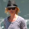 Charlize Theron, seule à Los Angeles le 6 août 2011, veille de son anniversaire.