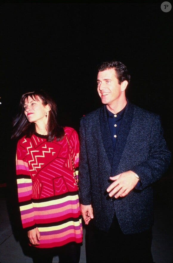 Mel Gibson et son ex-épouse Robyn en décembre 1992