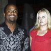 Alfonso Ribeiro et une charmante inconnue à la sortie d'un restaurant japonais de Los Angeles, le 8 août 2011.