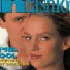 Le mois de ses 19 ans, Uma Thurman fait la couverture du magazine Infashion. Avril 1989.