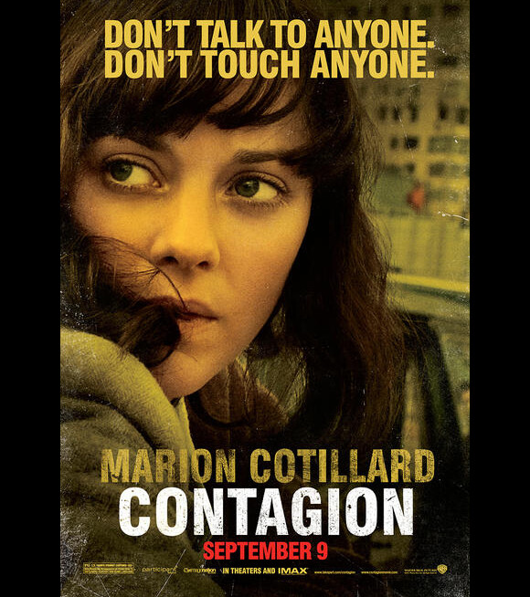 L'affiche du film Contagion avec Marion Cotillard