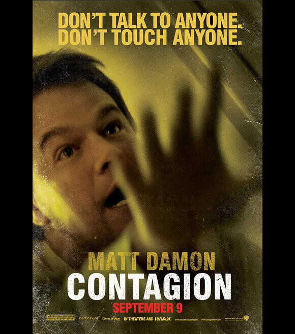 L'affiche du film Contagion avec Matt Damon