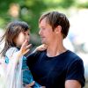 Alexander Skarsgard en tournage à New York le 12 août 2011