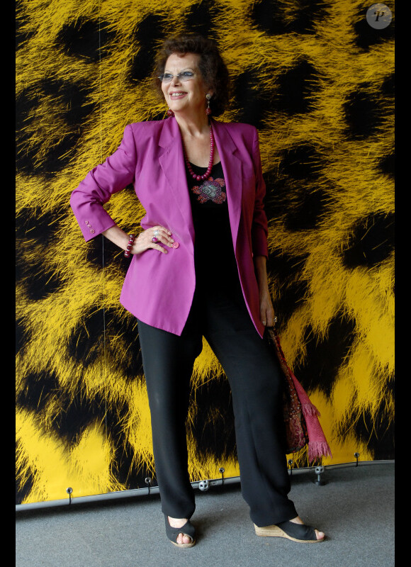 Claudia Cardinale lors du festival de Locarno au mois d'août, édition 2011