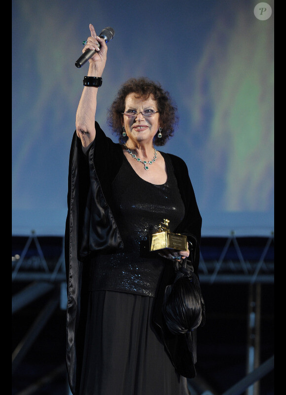 Claudia Cardinale lors du festival de Locarno au mois d'août, édition 2011