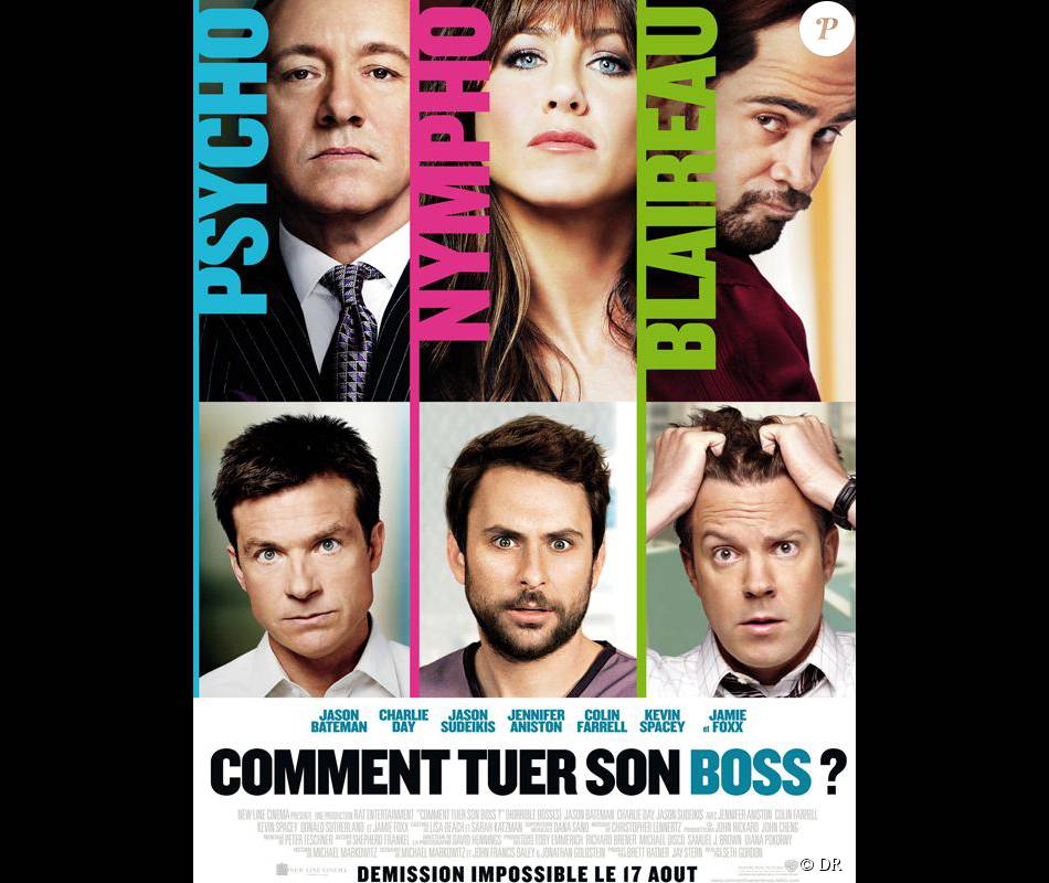 l affiche du film comment tuer son boss purepeople