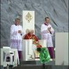 Le pape Benoît XVI assure la veillée à Madrid pour les Journées Mondiales de la Jeunesse le 20 août 2011