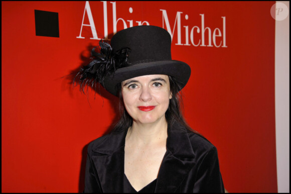 Amélie Nothomb à Paris, en mars 2011.