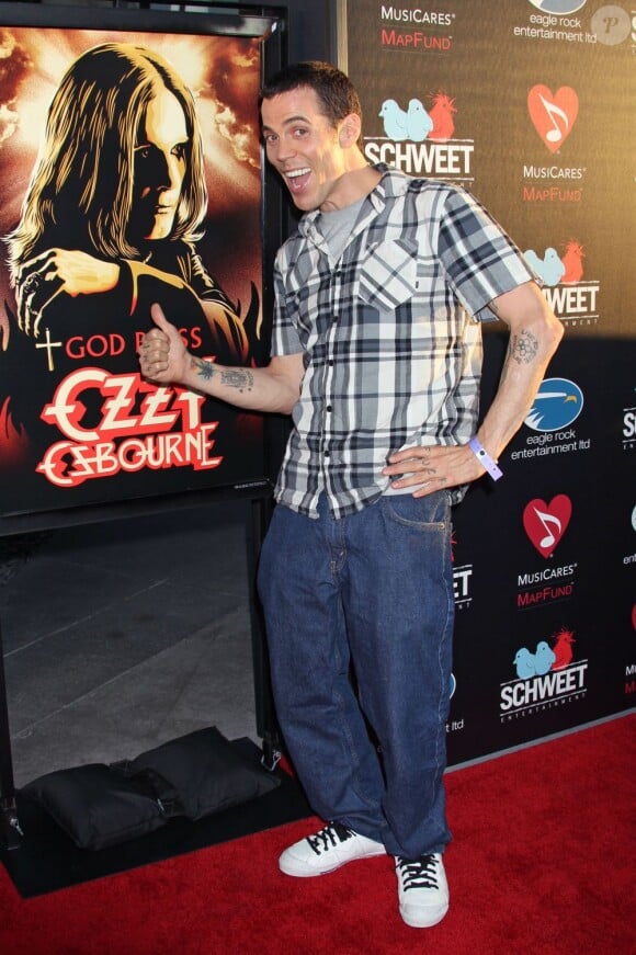 Steve-O à la première de God Bless Ozzy Osbourne, à Hollywood le 22 août 2011