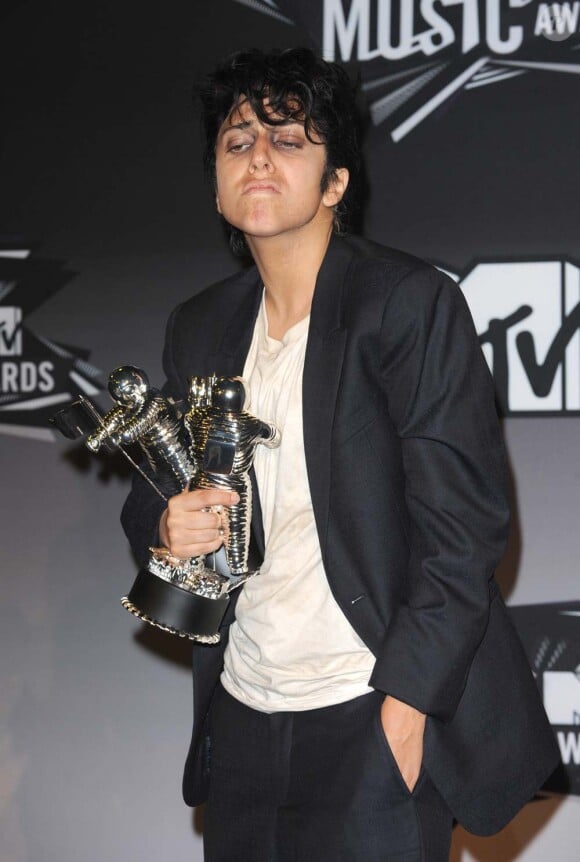 Jo Calderone alias Lady Gaga à la cérémonie des MTV Video Music Awards, à Los Angeles, le 28 août 2011.